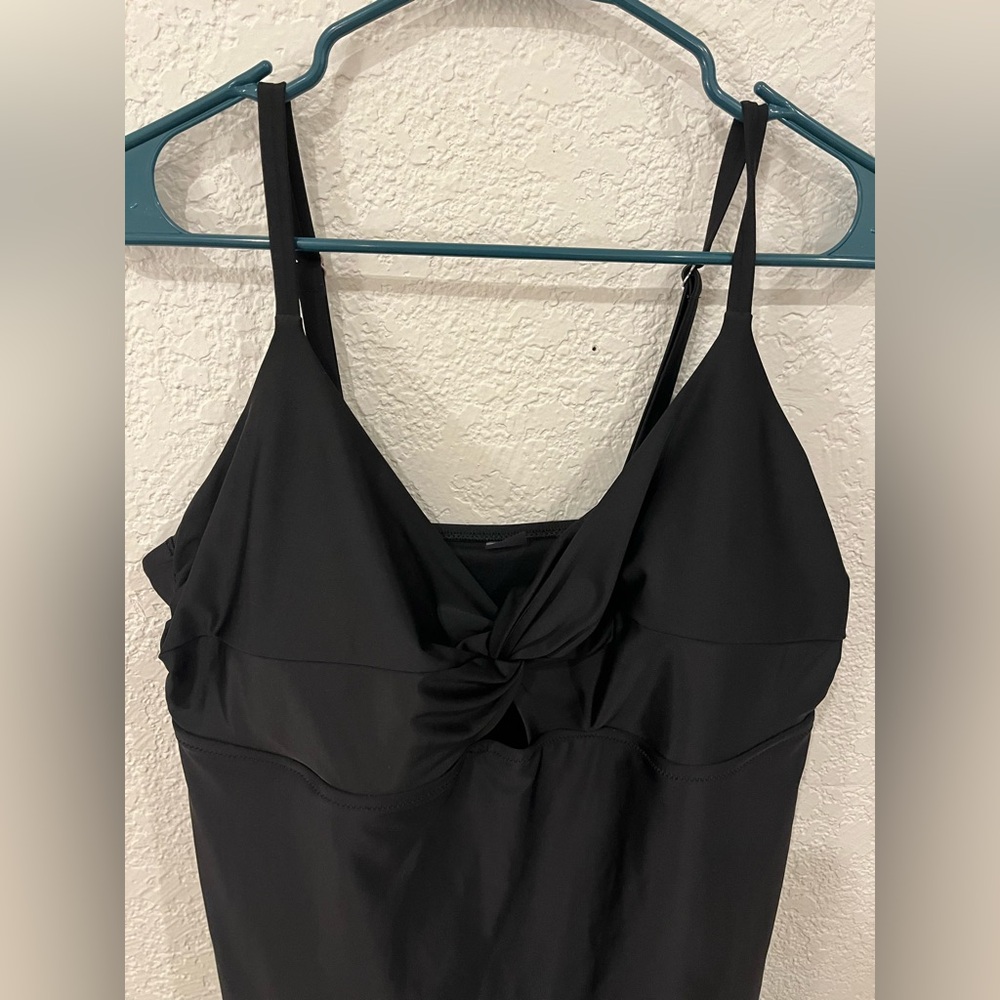 Old Navy Black Knot Swim Dress - Picture 4 of 5